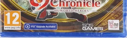 Eiyuden Chronicle: Hundred Heroes, the PEGI square on its front