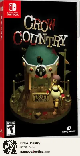 Crow Country Nintendo Switch, NTSC box front