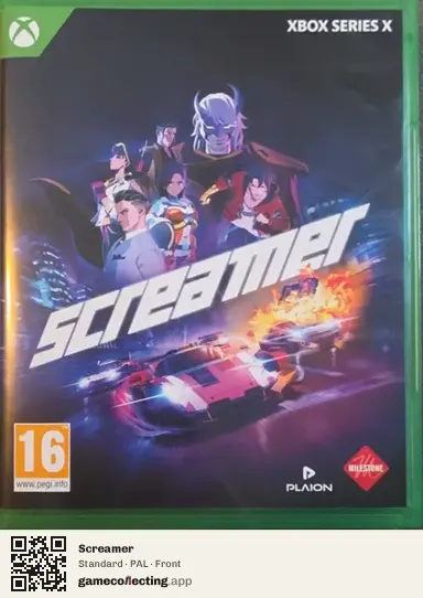 Screamer Xbox Series X, PAL box front