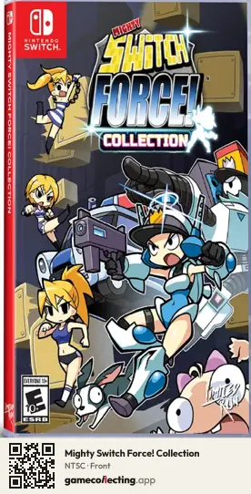 Mighty Switch Force! Collection Nintendo Switch, NTSC box front