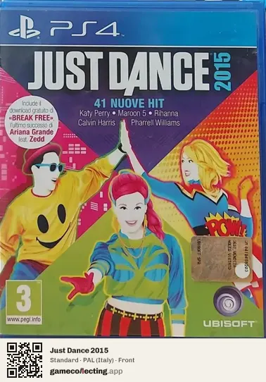 Just Dance 2015 PlayStation 4, Italy box front