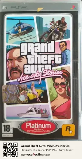 Grand Theft Auto: Vice City Stories PlayStation Portable, Italy box front