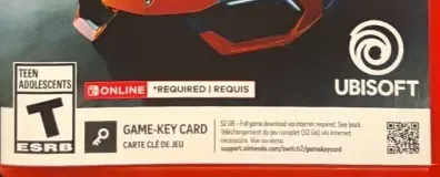 The Crew Motorfest, the ESRB box on its front