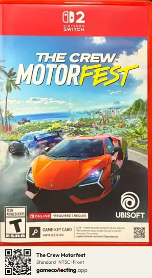 The Crew Motorfest Nintendo Switch 2, NTSC box front