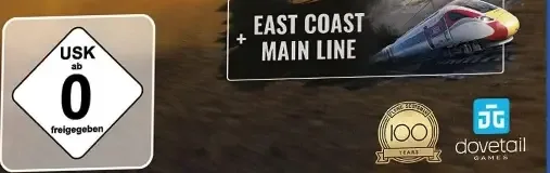 Train Sim World 4, the USK square on its front