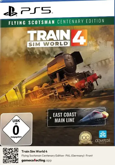 Train Sim World 4 PlayStation 5, Germany box front