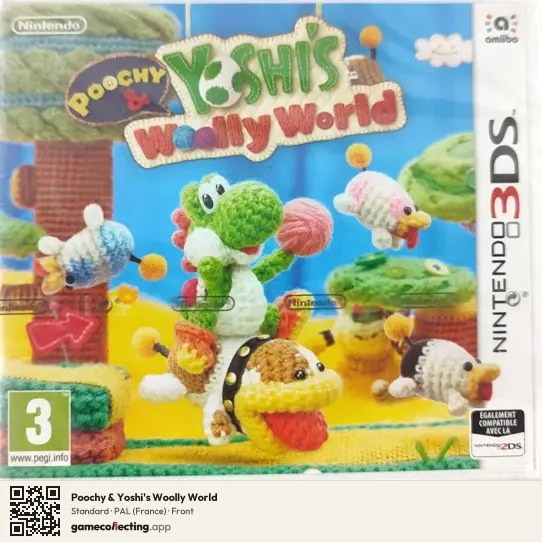 Poochy & Yoshi's Woolly World Nintendo 3DS, France box front