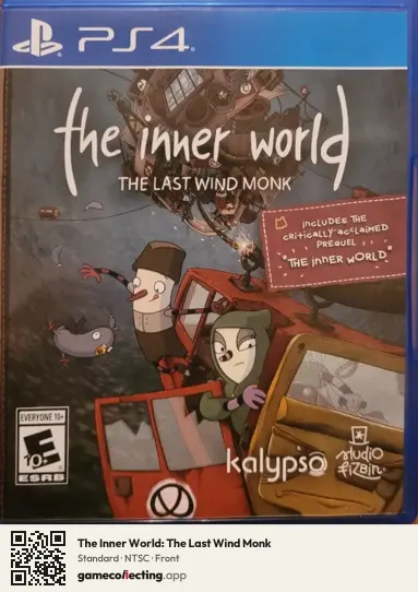 The Inner World: The Last Wind Monk PlayStation 4, NTSC box front