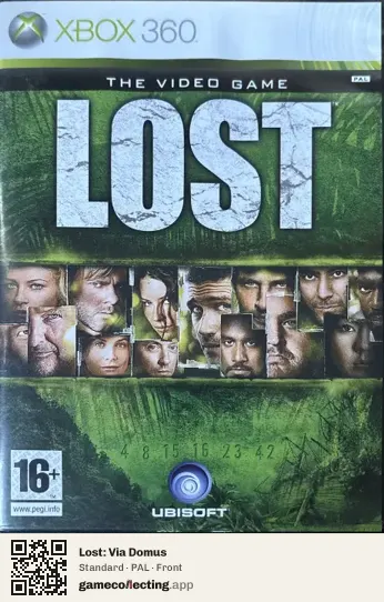 Lost: Via Domus Xbox 360, PAL box front