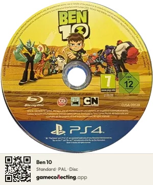 Ben 10 PlayStation 4, PAL disc
