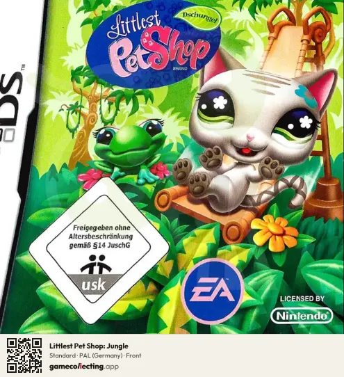 Littlest Pet Shop: Jungle Nintendo DS, Germany box front