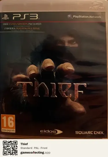 Thief PlayStation 3, PAL box front