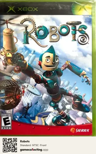 Robots Xbox, NTSC box front