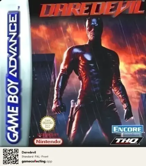 Daredevil Game Boy Advance, PAL box front