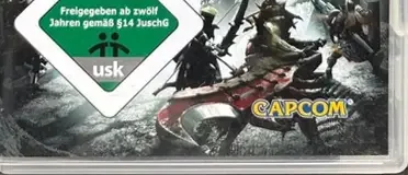 Monster Hunter Freedom Unite, the USK square on its front
