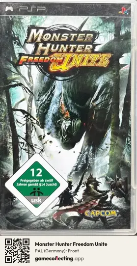 Monster Hunter Freedom Unite PlayStation Portable, Germany box front