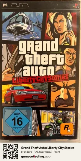 Grand Theft Auto: Liberty City Stories PlayStation Portable, Germany box front
