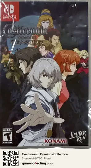 Castlevania Dominus Collection Nintendo Switch, NTSC box front