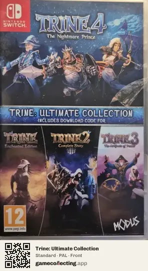 Trine: Ultimate Collection Nintendo Switch, PAL box front