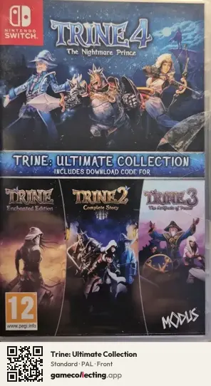 Trine: Ultimate Collection Nintendo Switch, PAL box front