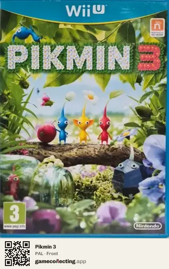Pikmin 3 Nintendo Wii U, PAL box front