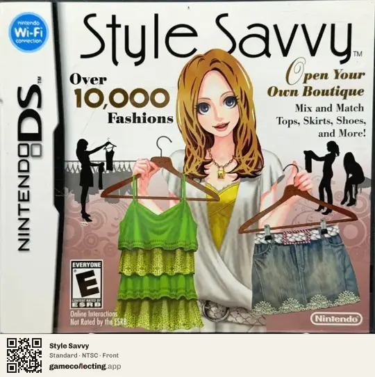 Style Savvy Nintendo DS, NTSC box front