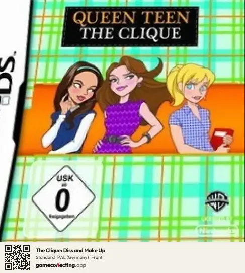 The Clique: Diss and Make Up Nintendo DS, Germany box front