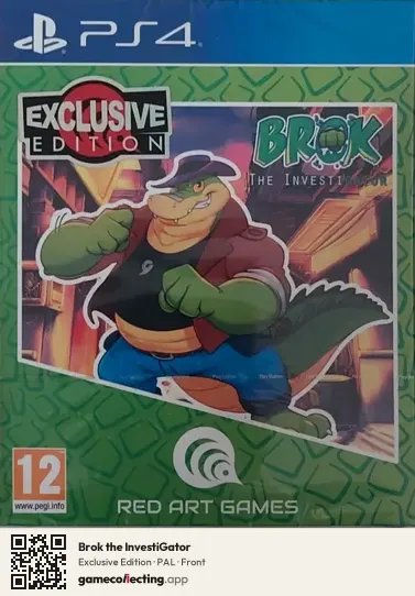 Brok the InvestiGator PlayStation 4, PAL box front