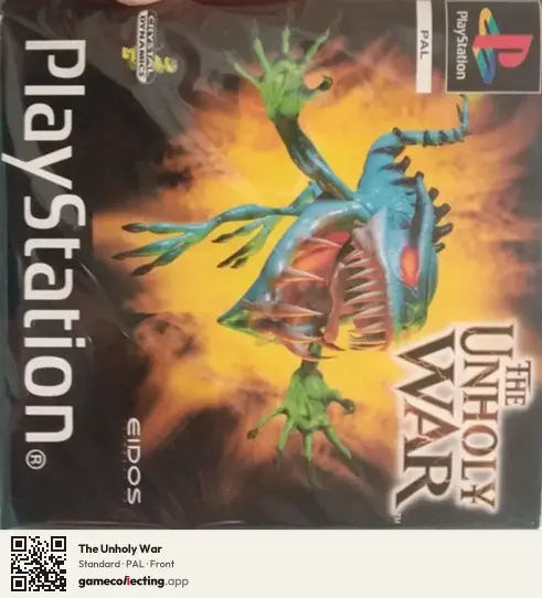 The Unholy War PlayStation, PAL box front