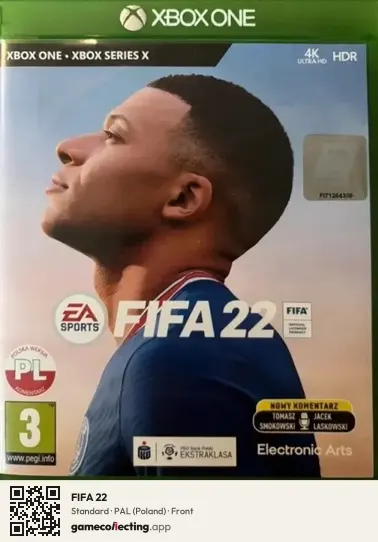 FIFA 22 Xbox One, Poland box front