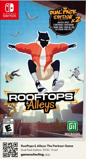 Rooftops & Alleys: The Parkour Game Nintendo Switch, NTSC box front