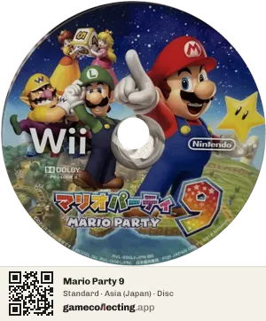 Mario Party 9 Nintendo Wii, Asia disc