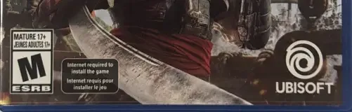 Assassin's Creed Black Flag Resynced, the ESRB box on its front