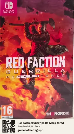 Red Faction: Guerrilla Re-Mars-tered Nintendo Switch, PAL box front