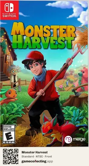 Monster Harvest Nintendo Switch, NTSC box front