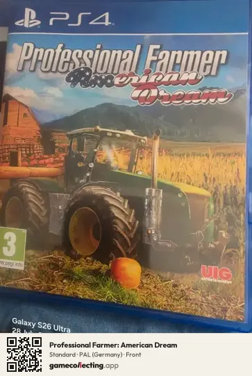 Professional Farmer: American Dream PlayStation 4, Germany box front