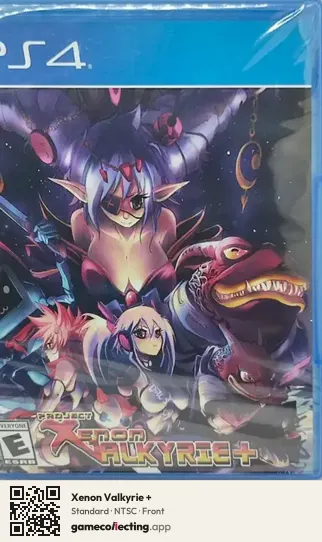 Xenon Valkyrie + PlayStation 4, NTSC box front