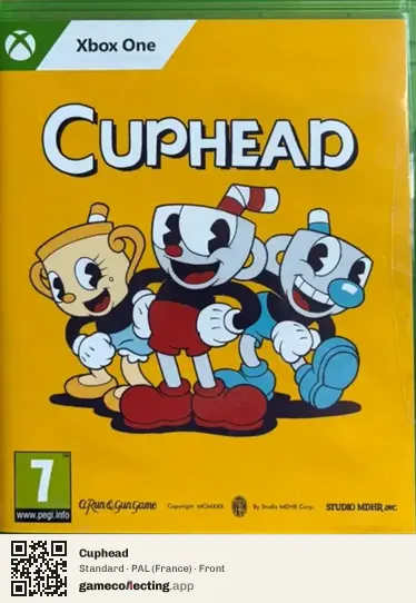 Cuphead Xbox One, France box front