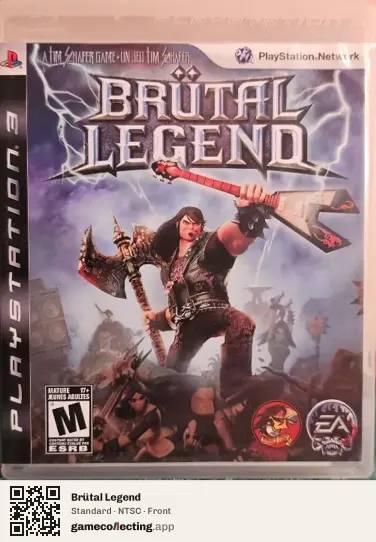 Brütal Legend PlayStation 3, NTSC box front