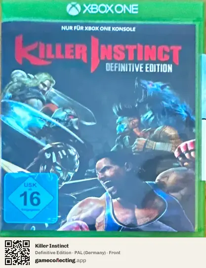 Killer Instinct Xbox One, Germany box front