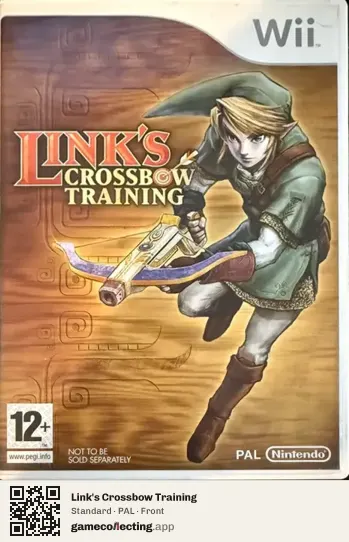 Link's Crossbow Training Nintendo Wii, PAL box front