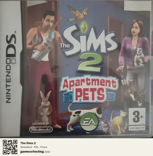 The Sims 2 Nintendo DS, PAL box front