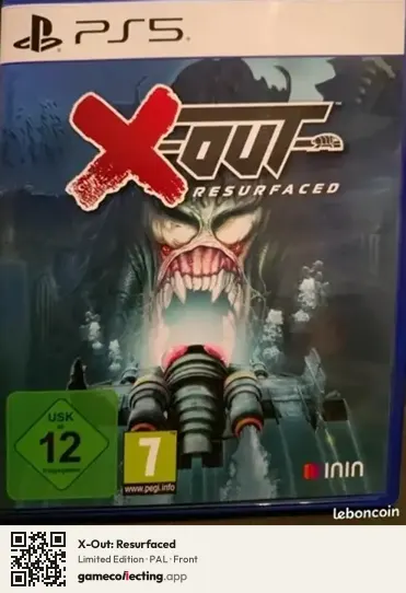 X-Out: Resurfaced PlayStation 5, PAL box front