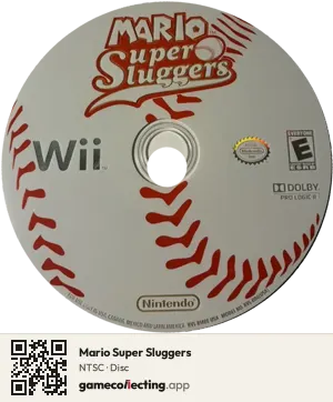 Mario Super Sluggers Nintendo Wii, NTSC disc