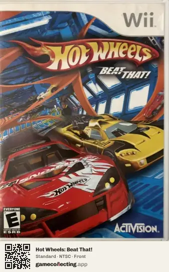 Hot Wheels: Beat That! Nintendo Wii, NTSC box front
