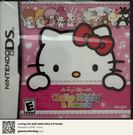 Loving Life with Hello Kitty & Friends Nintendo DS, NTSC box front