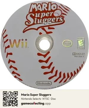 Mario Super Sluggers Nintendo Wii, NTSC disc