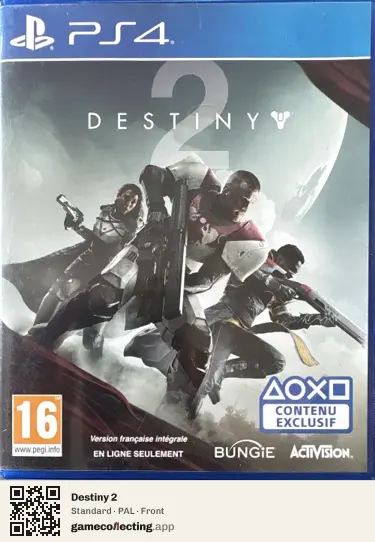 Destiny 2 PlayStation 4, PAL box front