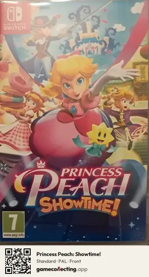 Princess Peach: Showtime! Nintendo Switch, PAL box front