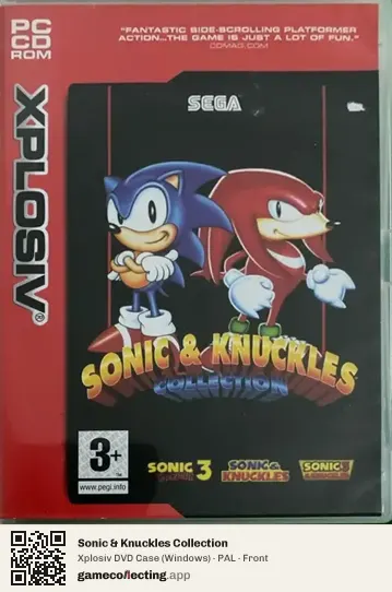 Sonic & Knuckles Collection Computer, PAL box front
